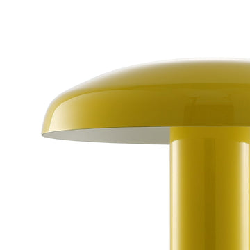 Suillius 11" Contemporary Bohemian Rechargeable/Cordless Iron Integrated LED Mushroom Table Lamp